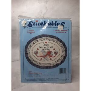 Vintage Dimensions Stitchables Counted Cross Stitch Kit Sisters Share Love 7794
